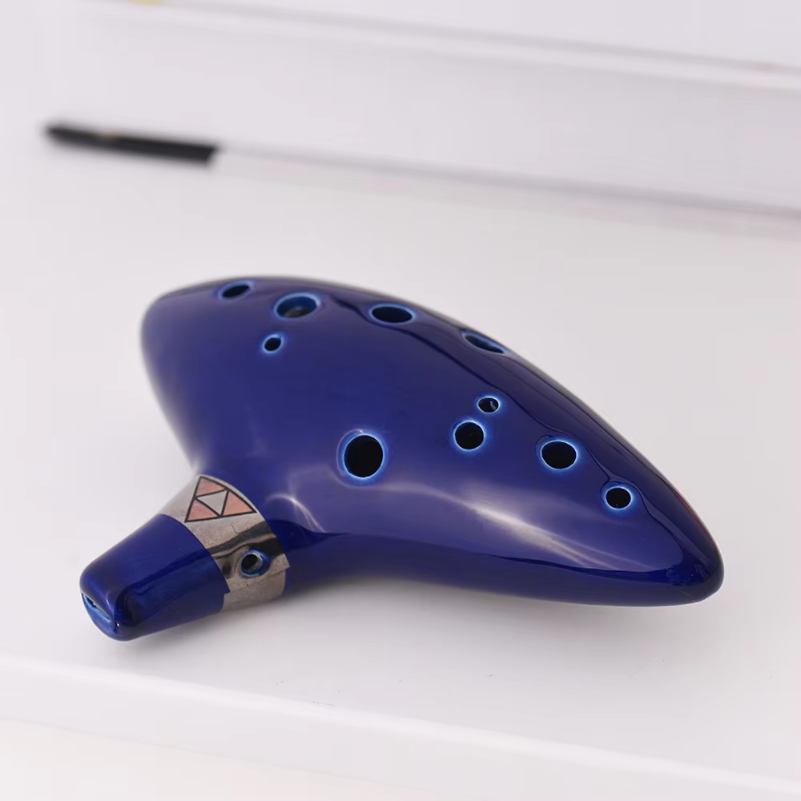 Ocarina Ceramic - Ocarina 12 Lubang Keramik Alto C,