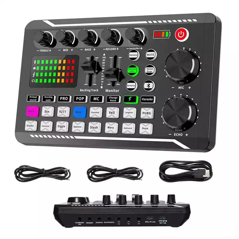 Audio Music Tiktok - F998 Tuner Audio Kartu Suara Langsung