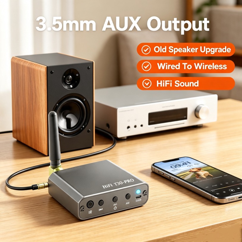 Music Audio Pro - Penerima Audio Bluetooth T30 PRO Mini