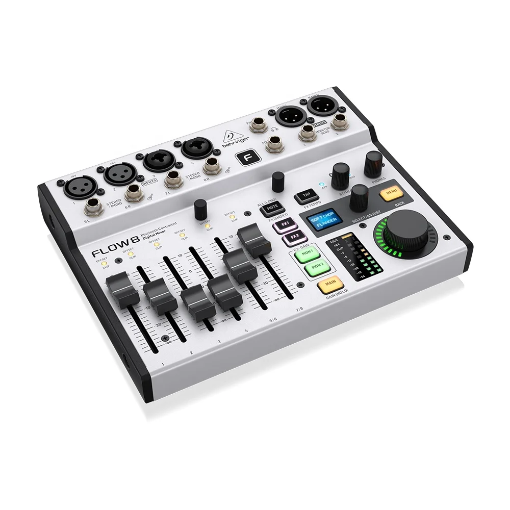 Audio And Music Mixer - Behringer Flow 8 Digital Mixer Peralatan