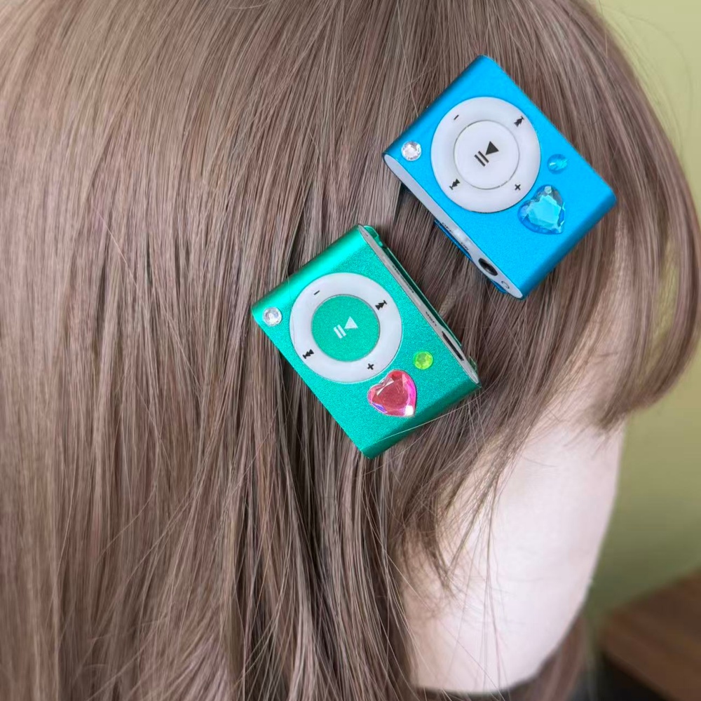 Audio Music Player - Original Love Diamond MP3 Hair Clip