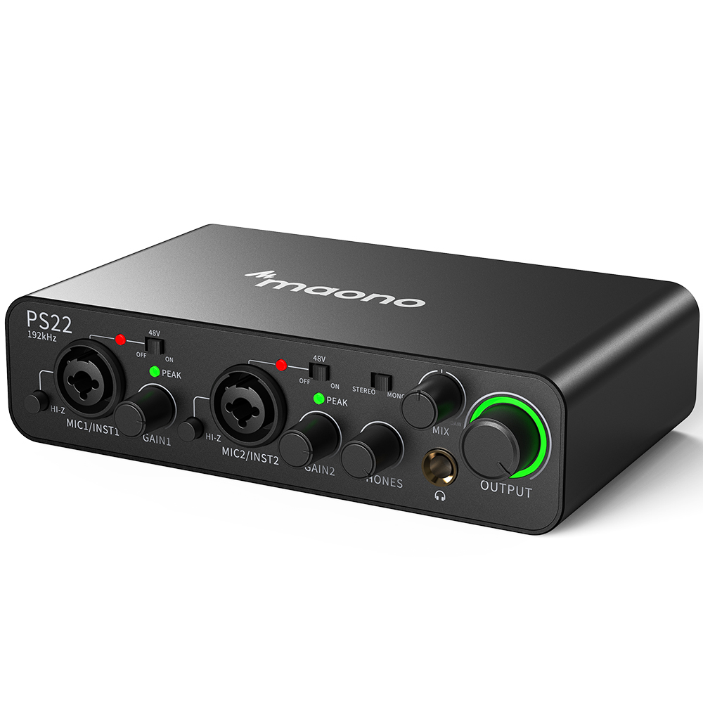 Audio And Music Mixer - MAONO PS22 Antarmuka Audio Profesional Mixer