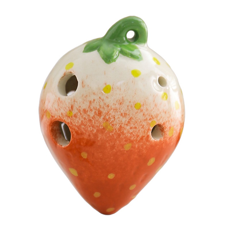 Ocarina Ceramic - 6 Lubang Ocarina Kunci C Instrumen