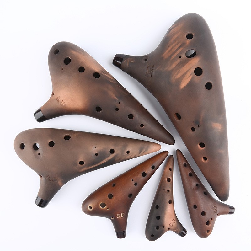 Ocarina Ceramic - Ocarina Keramik Tanah Liat Ungu AC/SF/SG/SC/AF/AG/BC