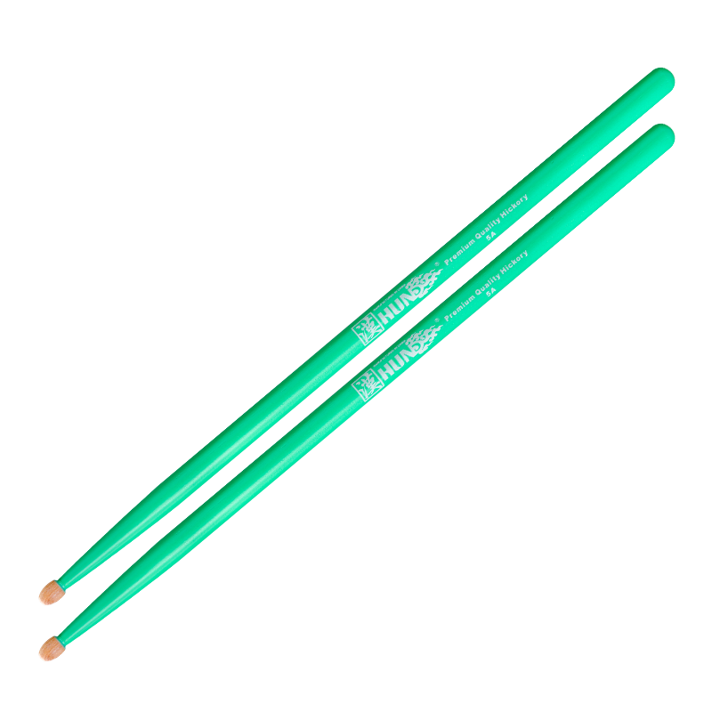 Drum Stick 5A - Stik Drum Hun Hickory Berwarna-warni, Stik