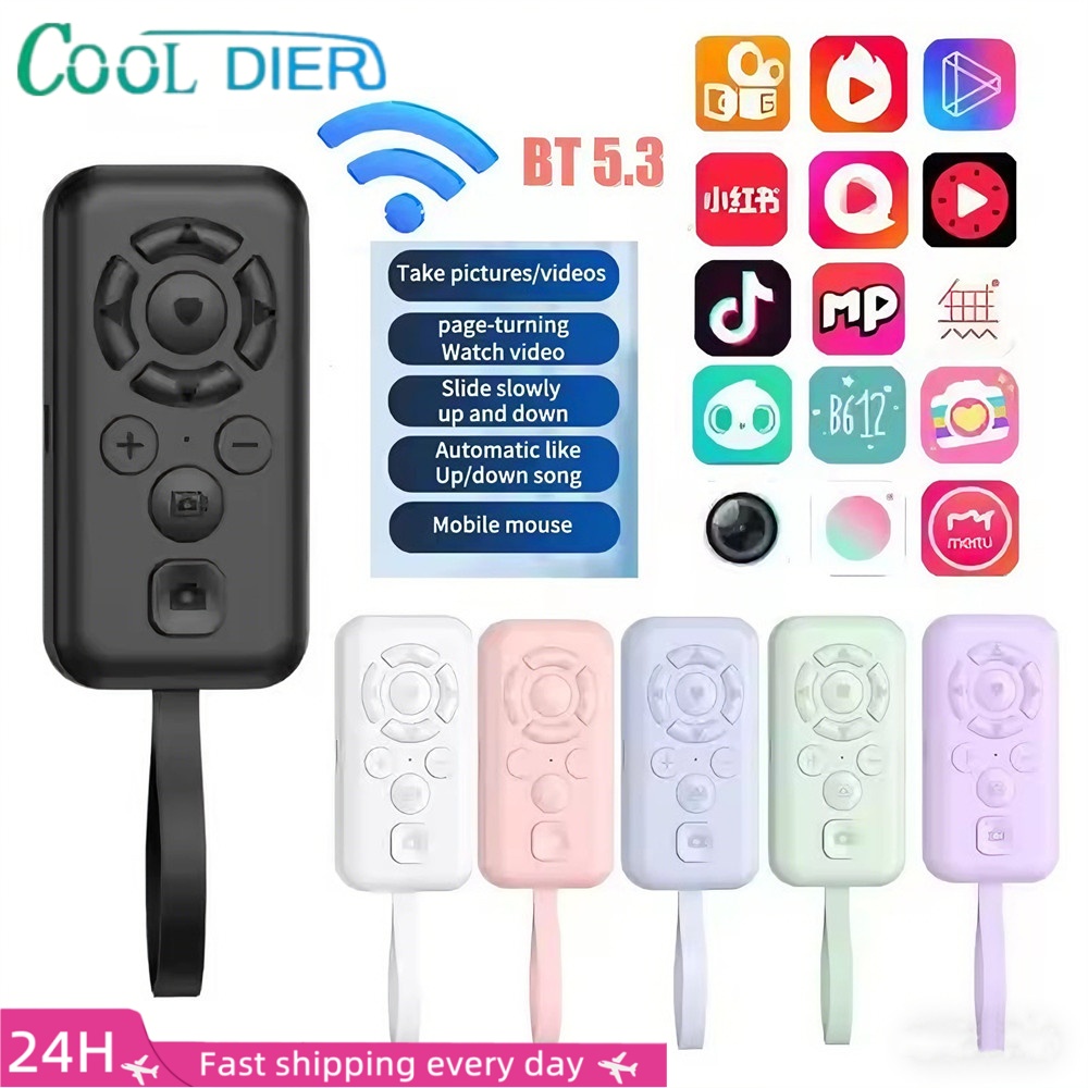 Audio Music Tiktok - Remote Kontrol Bluetooth Nirkabel untuk TikTok,