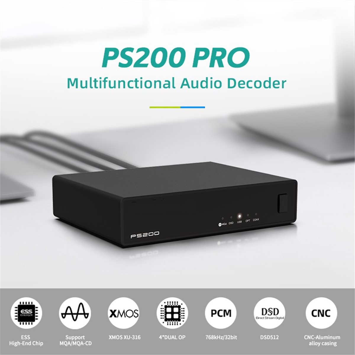 Music Audio Pro - DTC5 PS200 PRO Konverter Audio Multifungsi