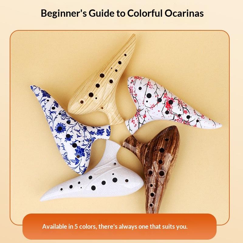 Instrumen Ocarina 12 Lubang Ba - Ocarina Ceramic ulasan dan harga