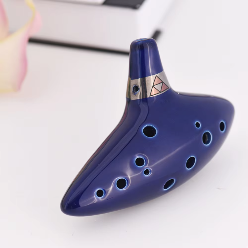 Ocarina 12 Lubang Keramik Alto - Ocarina Ceramic ulasan dan harga