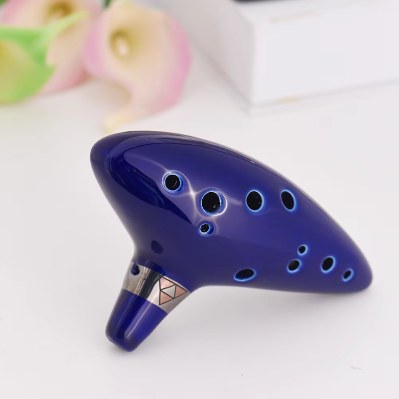 Ocarina 12 Lubang Keramik Alto - Ocarina Ceramic ulasan dan harga