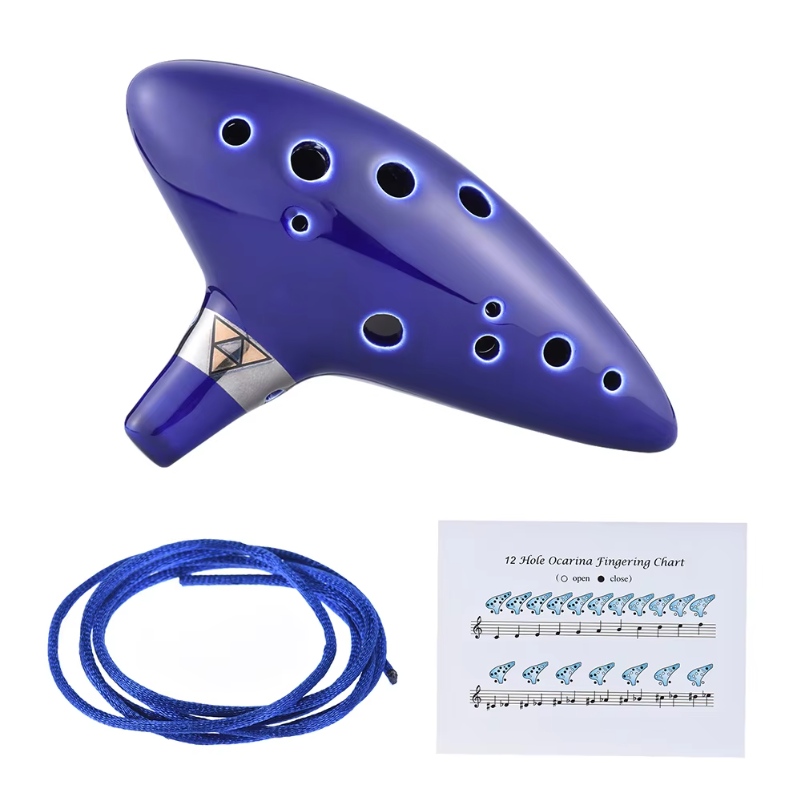 Ocarina 12 Lubang Keramik Alto - Ocarina Ceramic ulasan dan harga