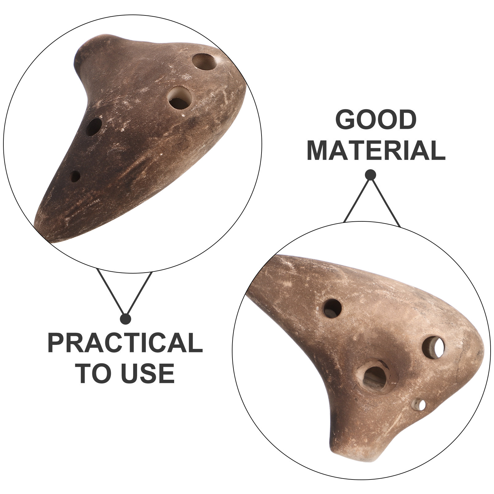 Mini 6 Lubang Ocarina Instrume - Ocarina Ceramic ulasan dan harga