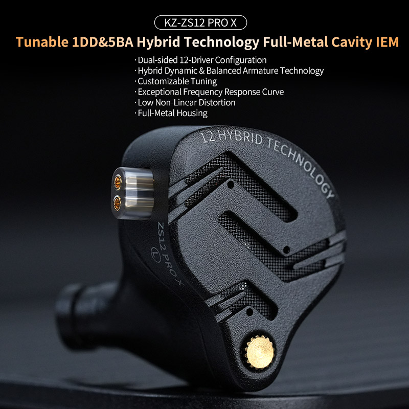KZ ZS12 PRO X Earphone Logam 1 - Music Audio Pro ulasan dan harga