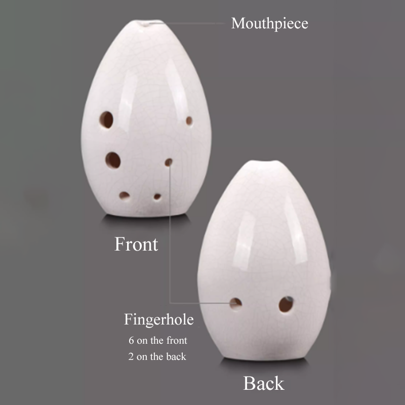 Xun Orff 8 Lubang Nada F, Xun  - Ocarina Ceramic ulasan dan harga
