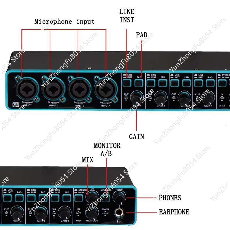 Antarmuka Audio Komputer USB P - Audio Interface Usb ulasan dan harga
