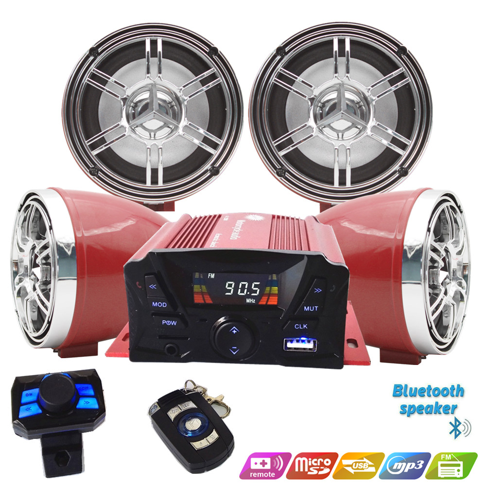 12V 4 Saluran UTV ATV Golf Car - Audio Music Mp3 ulasan dan harga