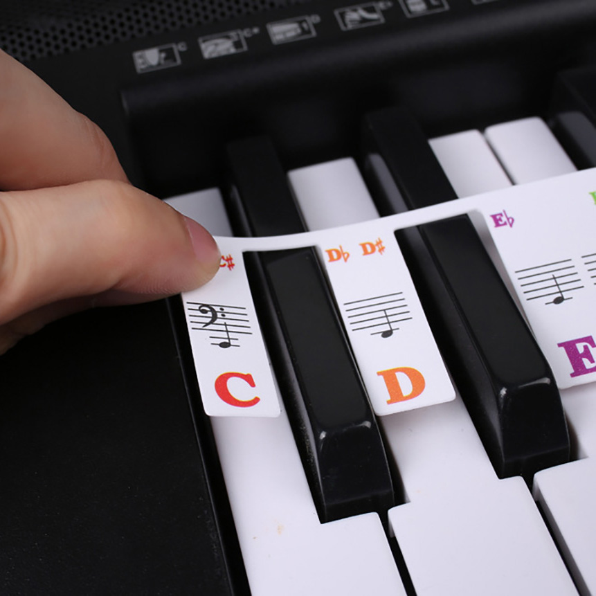 Stiker Keyboard Piano 88/61 To - Keyboard Piano 61 Key ulasan dan harga