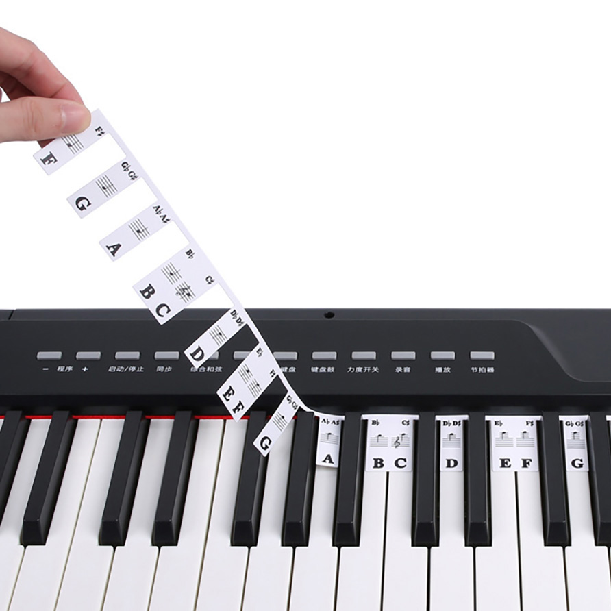 Stiker Keyboard Piano 88/61 To - Keyboard Piano 61 Key ulasan dan harga