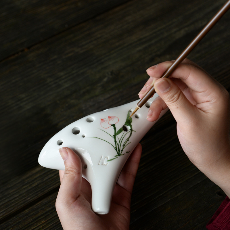 Ocarina 12-lubang Profesional  - Ocarina Ceramic ulasan dan harga