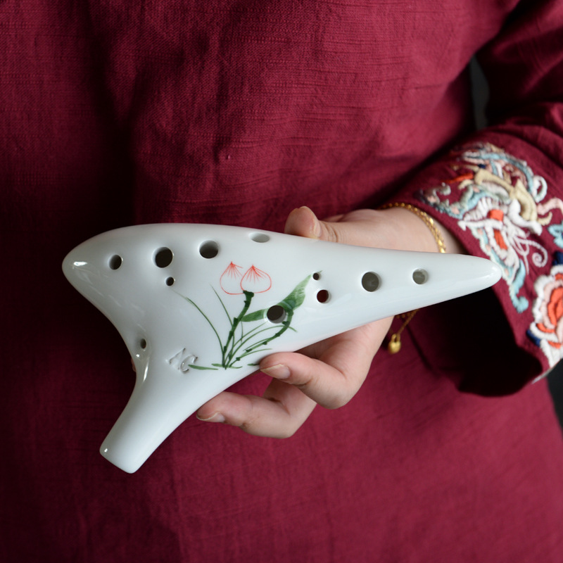 Ocarina 12-lubang Profesional  - Ocarina Ceramic ulasan dan harga