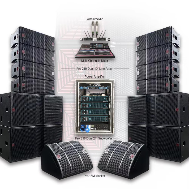 Speaker Line Array Dual 12 Inc - Audio Music Hall ulasan dan harga
