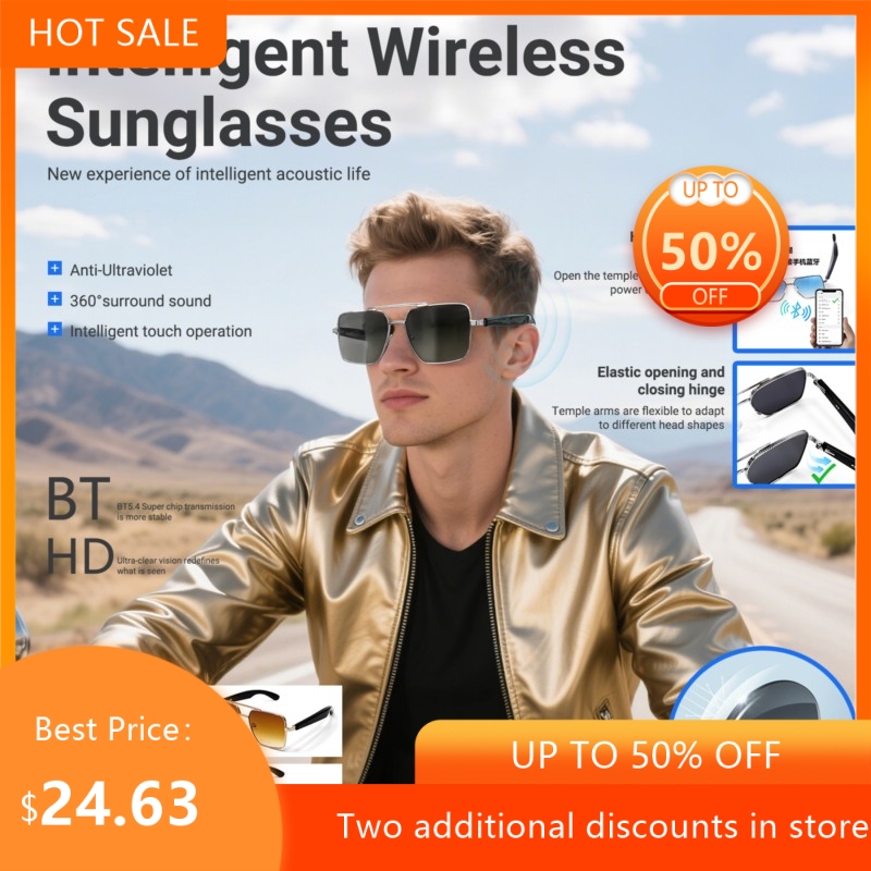 Kacamata Pintar Echowear Smart - Audio Music Hall ulasan dan harga