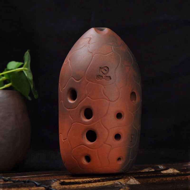 10 lubang tembikar Xun F Tone  - Ocarina Ceramic ulasan dan harga