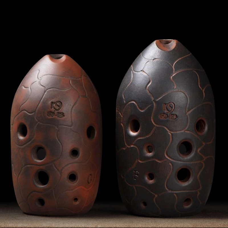 10 lubang tembikar Xun F Tone  - Ocarina Ceramic ulasan dan harga