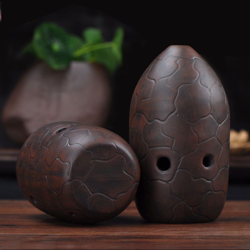 10 lubang tembikar Xun F Tone  - Ocarina Ceramic ulasan dan harga