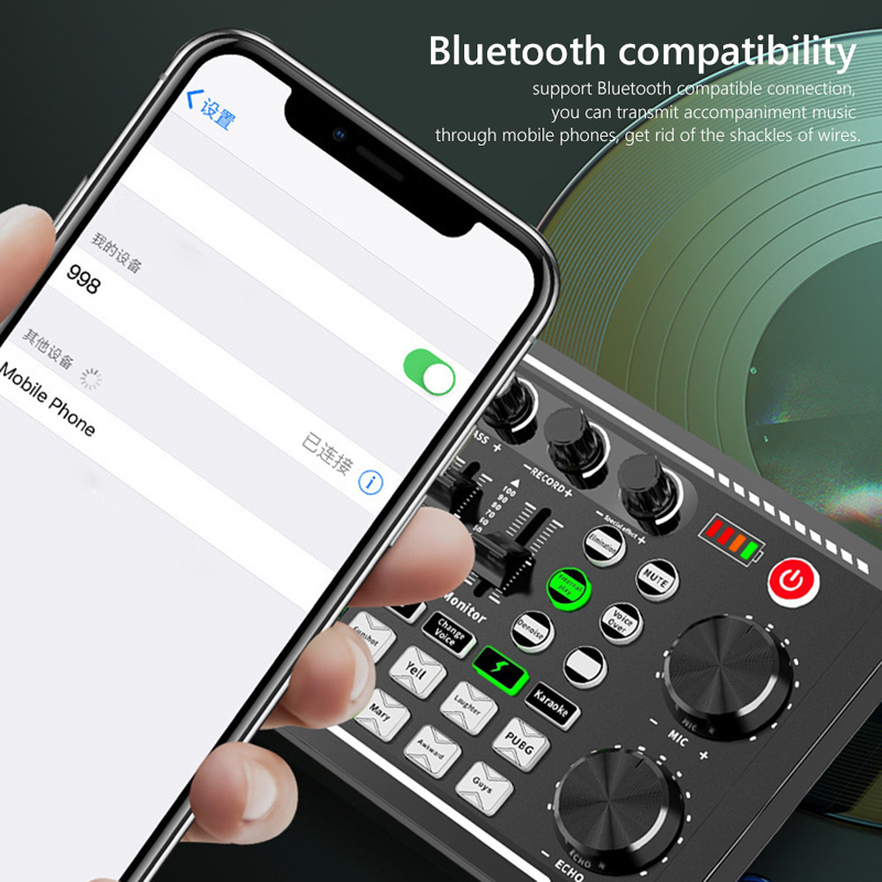 F998 kartu suara Live DJ, kart - Audio Music Tiktok ulasan dan harga