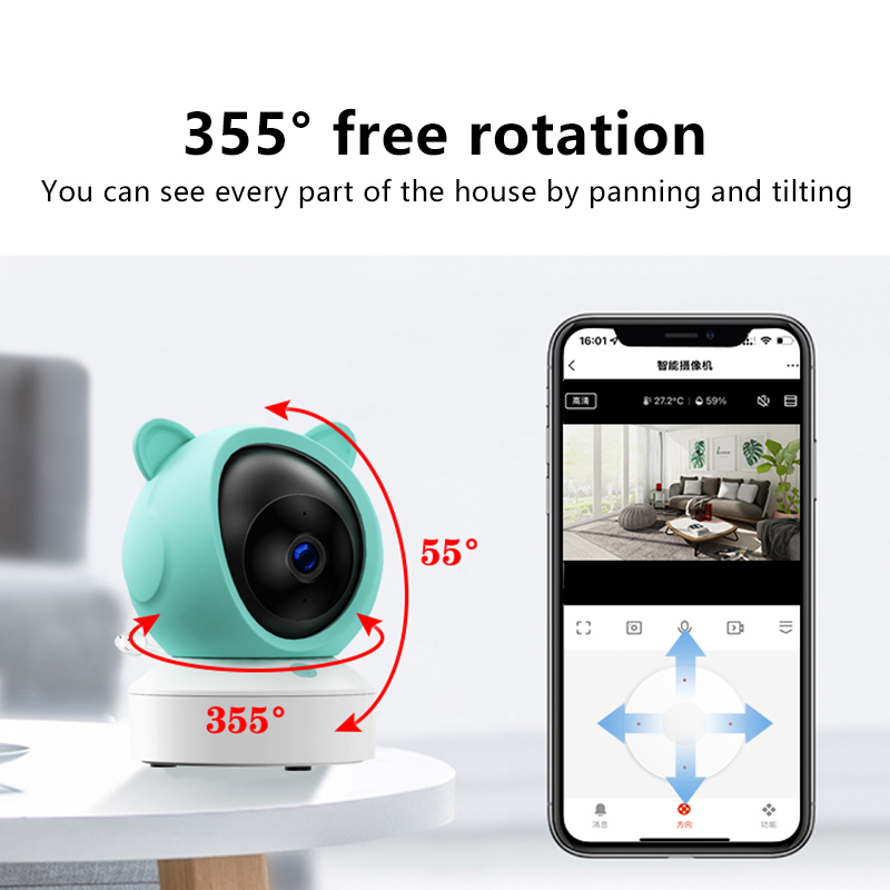 Danmini 1080P Baby Monitor Mob - Audio Hd Music ulasan dan harga