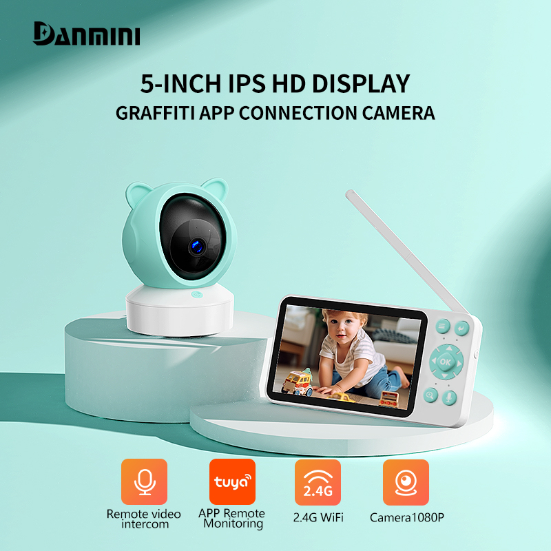 Danmini TUYA Monitor Bayi Kont - Audio Hd Music ulasan dan harga