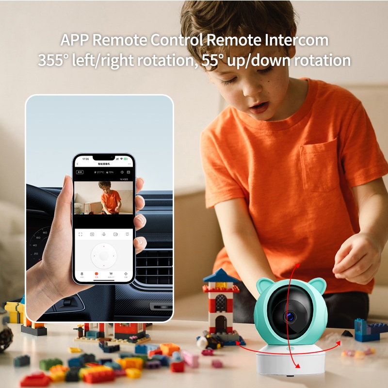 Danmini TUYA Monitor Bayi Kont - Audio Hd Music ulasan dan harga
