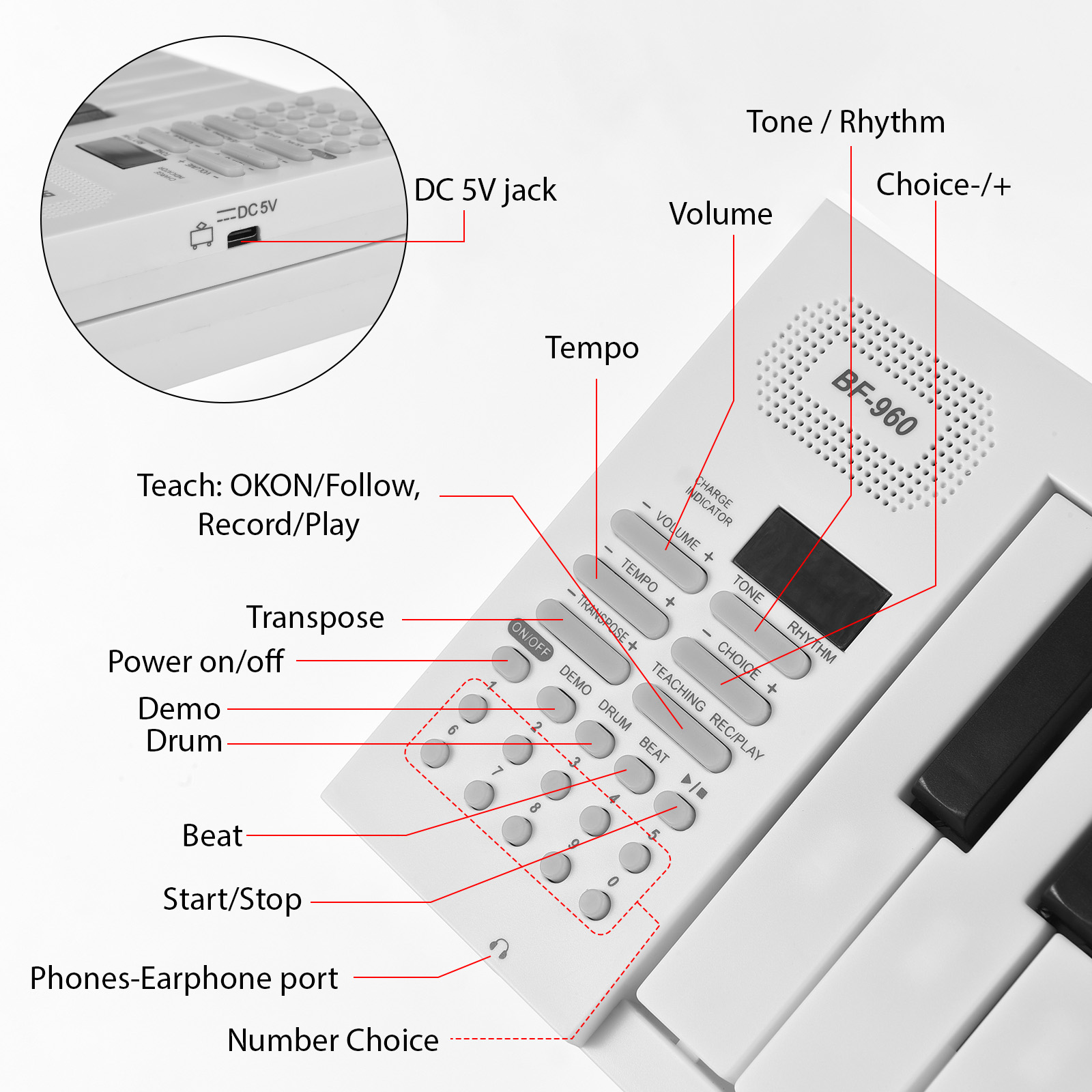 Keyboard Piano elektronik lipa - Keyboard Piano 61 Key ulasan dan harga