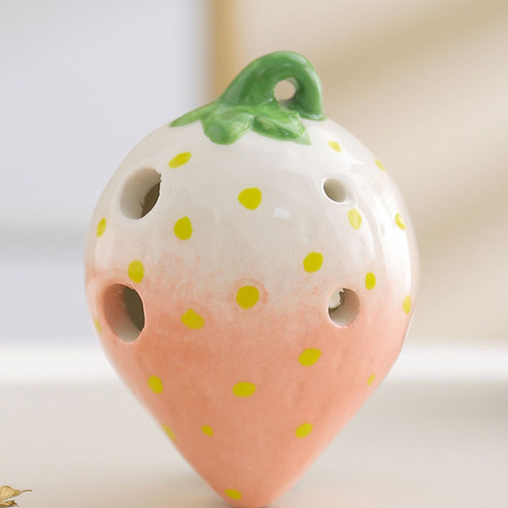 Ocarina Keramik Stroberi 6 Lub - Ocarina Ceramic ulasan dan harga