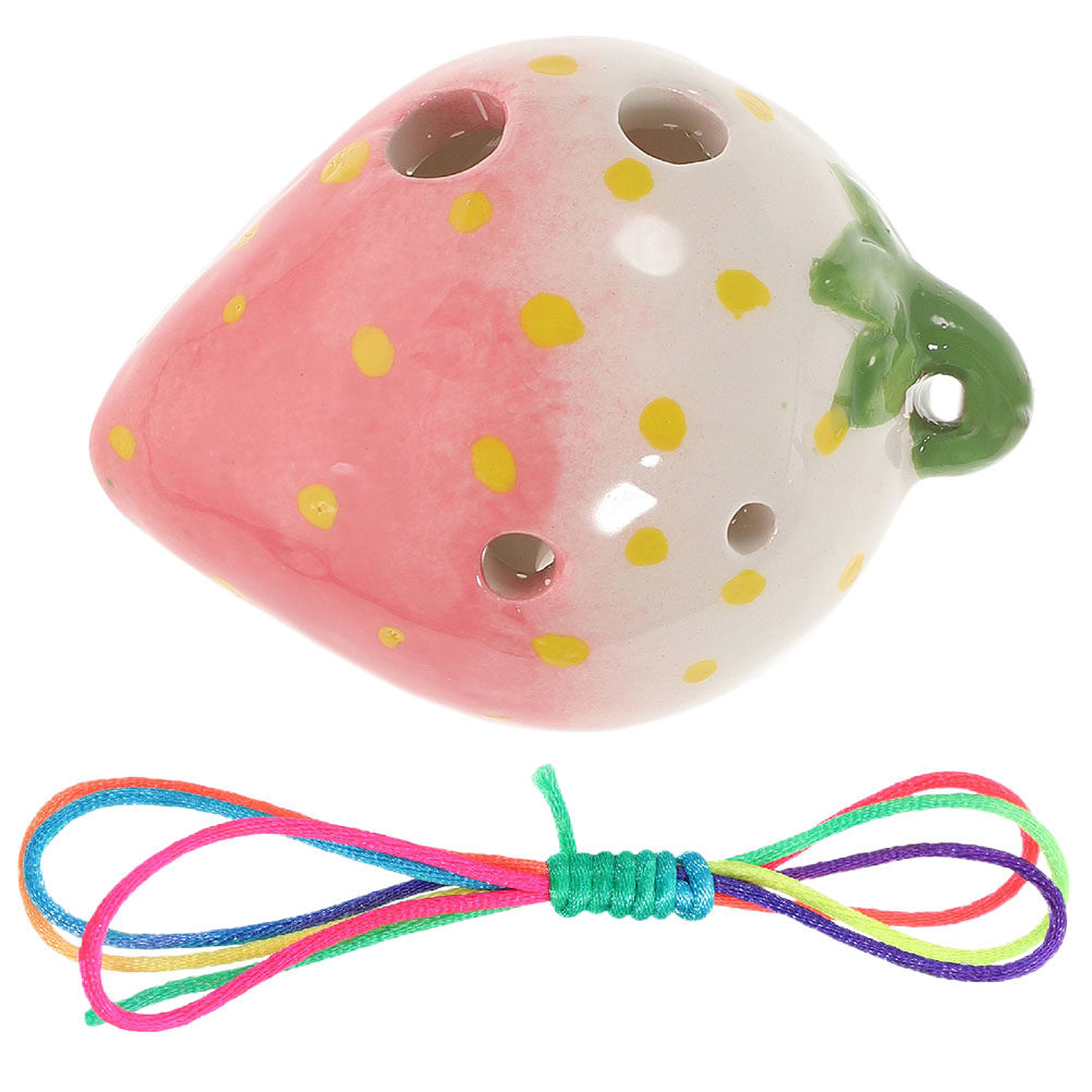 Ocarina Keramik Stroberi 6 Lub - Ocarina Ceramic ulasan dan harga
