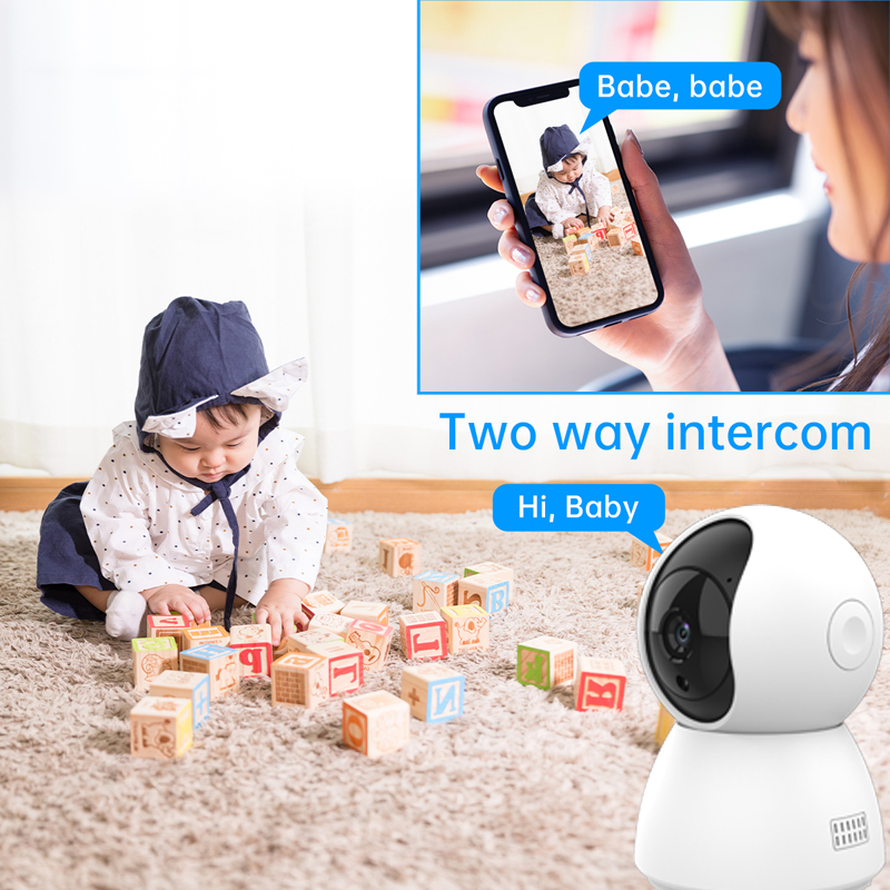 Kamera IP Pintar Tuya 2MP, Kam - Audio Hd Music ulasan dan harga